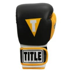 TITLE Boxing Gel World V2T Bag Gloves -Titleboxing Shop GTWBGV2T BK YE 03