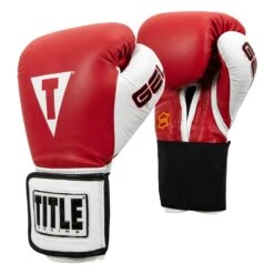 TITLE Boxing Gel World Elastic Training Gloves -Titleboxing Shop GTWGE RD 02