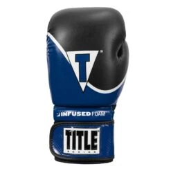 TITLE Boxing Infused Foam Interrogate Training Gloves 2.0 -Titleboxing Shop IFAITG2 BL BK 03