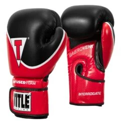 TITLE Boxing Infused Foam Interrogate Training Gloves 2.0 -Titleboxing Shop IFAITG2 RD BK 2