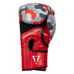 TITLE Boxing Infused Foam Camo Color Pop Bag Gloves -Titleboxing Shop IFSCPBG GR RD 4