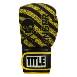 TITLE Boxing Infused Foam Danger Bag Gloves -Titleboxing Shop IFSDBG BK YE 3