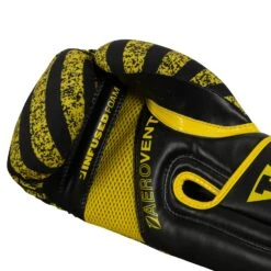 TITLE Boxing Infused Foam Danger Bag Gloves -Titleboxing Shop IFSDBG BK YE 5