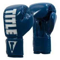 TITLE Boxing Inferno Intensity Elastic Training Gloves -Titleboxing Shop ITGEI BL WH 02