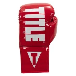 TITLE Boxing Inferno Intensity Lace Training Gloves -Titleboxing Shop ITGLI RD WH 003