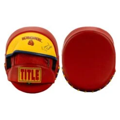 Emanuel Steward's KRONK Boxing Gym Leather Punch Mitts 13 Emanuel Steward's KRONK Boxing Gym Leather Punch Mitts -Titleboxing Shop KNKPM 1