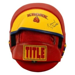 Emanuel Steward's KRONK Boxing Gym Leather Punch Mitts 14 Emanuel Steward's KRONK Boxing Gym Leather Punch Mitts -Titleboxing Shop KNKPM 3