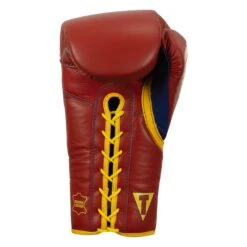 KRONK Boxing Gym Lace-Up Training Gloves -Titleboxing Shop KNKSG RD GD 4