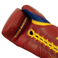 KRONK Boxing Gym Lace-Up Training Gloves -Titleboxing Shop KNKSG RD GD 5