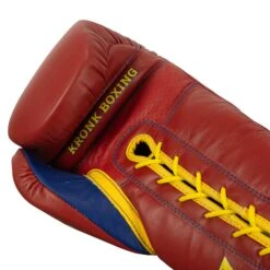 KRONK Boxing Gym Lace-Up Training Gloves -Titleboxing Shop KNKSG RD GD 6