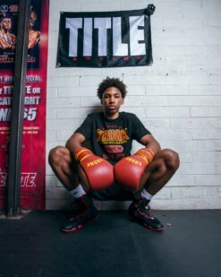 KRONK Boxing Gym Lace-Up Training Gloves -Titleboxing Shop KNKSGRDGD 3