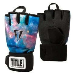 TITLE Boxing Defender Sublimated Glove Wraps -Titleboxing Shop KSGW BK GX 2