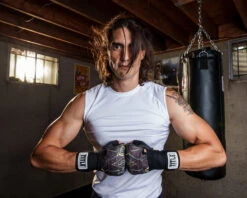 TITLE Boxing Defender Sublimated Glove Wraps -Titleboxing Shop KSGWBKGD 2