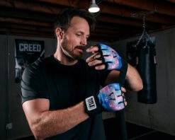 TITLE Boxing Defender Sublimated Glove Wraps -Titleboxing Shop KSGWBKGX 1