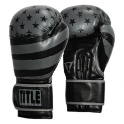 TITLE Boxing Liberty Bag Gloves -Titleboxing Shop LBTBG BK GR 2
