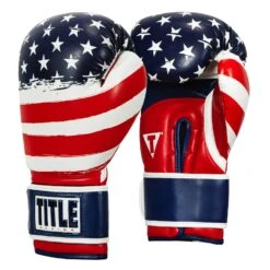 TITLE Boxing Liberty Bag Gloves -Titleboxing Shop LBTBG RD WH BL 2