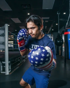 TITLE Boxing Liberty Bag Gloves -Titleboxing Shop LBTBGRDWHBL 3