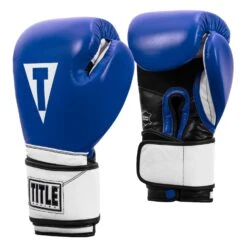 TITLE Boxing Premium Leather Performance Training Gloves 25 TITLE Boxing Premium Leather Performance Training Gloves -Titleboxing Shop LPTG BL WH BK 002