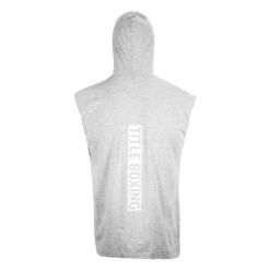 TITLE Boxing Outline Sleeveless Hoodie -Titleboxing Shop LTA3 GR 3