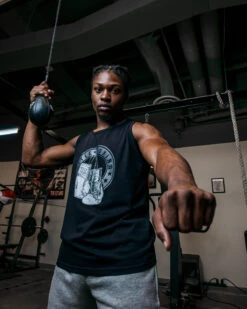 TITLE Boxing Vintage Hanging Gloves Tank -Titleboxing Shop LTA7BK 2