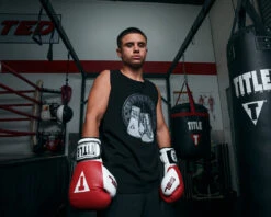 TITLE Boxing Vintage Hanging Gloves Tank -Titleboxing Shop LTA7BK 4