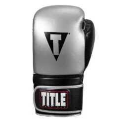 TITLE Platinum Prolific Training Gloves -Titleboxing Shop PLTG BK SV 3