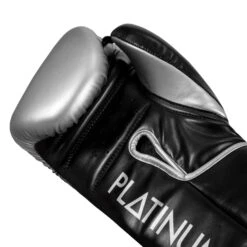 TITLE Platinum Prolific Training Gloves -Titleboxing Shop PLTG BK SV 5