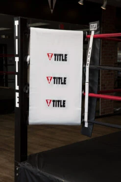 TITLE Boxing Pro Turnbuckle Corner Wraps Set -Titleboxing Shop PRCW WH 1 1