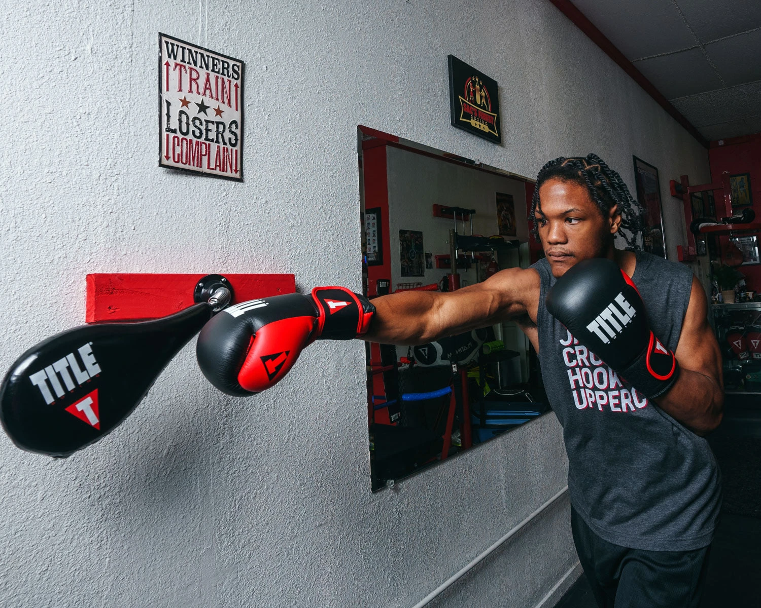 TITLE Boxing Precision Spring-Flex Wall Target 8 TITLE Boxing Precision Spring-Flex Wall Target - Image 6