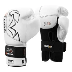 Rival Boxing Ultra Bag Gloves V2 -Titleboxing Shop RB1V2 WH 02