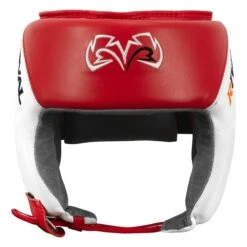 Rival Boxing Amateur Competition Headgear -Titleboxing Shop RHGC2 RD WH 2