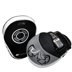 Rival Boxing Curved Punch Mitts -Titleboxing Shop RPM7 BK SV 3