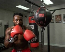 TITLE Boxing Retro Style Leather Double End Bag -Titleboxing Shop RSLDEB 7