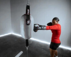 SCYntz Leather Double End Heavy Bag -Titleboxing Shop SCYDEBHBGRBK 1