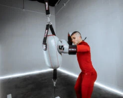 SCYntz Leather Double End Heavy Bag -Titleboxing Shop SCYDEBHBGRBK 2