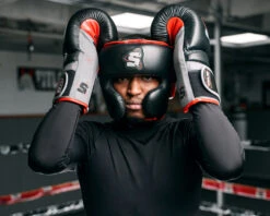 SCYntz Leather Headgear -Titleboxing Shop SCYHGBK 2