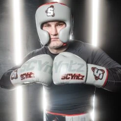 SCYntz Leather Headgear -Titleboxing Shop SCYHGGRRD 1