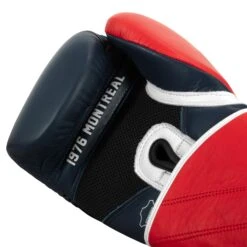 TITLE Boxing Sugar Ray Leonard 1976 Montreal Special Edition Leather Training Gloves -Titleboxing Shop SRLOTG 5