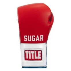 TITLE Boxing Sugar Ray Leonard Signature Leather Sparring Gloves -Titleboxing Shop SRLSLSG 3
