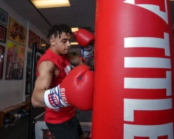 TITLE Boxing Sugar Ray Leonard Signature Leather Sparring Gloves -Titleboxing Shop SRLSLSG 4 3