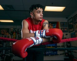 TITLE Boxing Sugar Ray Leonard Signature Leather Sparring Gloves -Titleboxing Shop SRLSLSG 4 4