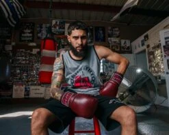 TITLE Boxing Sugar Ray Leonard Throwback Leather Bag Gloves -Titleboxing Shop SRLTLBGMR 5