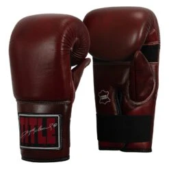 TITLE Boxing Sugar Ray Leonard Throwback Leather Bag Gloves -Titleboxing Shop SRLTLBG 2