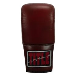 TITLE Boxing Sugar Ray Leonard Throwback Leather Bag Gloves -Titleboxing Shop SRLTLBG 3
