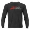 TITLE Boxing Split Label Performance Long Sleeve Tee -Titleboxing Shop TBLS9 BK 1