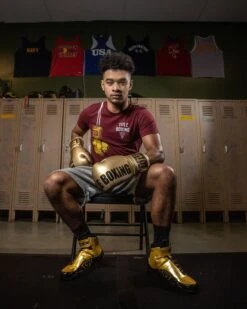 TITLE Boxing Ring Mamba Shoes -Titleboxing Shop TBS20 GD BK