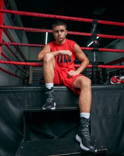 TITLE Boxing High Point Boxing Shoes -Titleboxing Shop TBS41BKBK 3