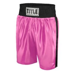 TITLE Boxing Edge Boxing Trunks 36 TITLE Boxing Edge Boxing Trunks -Titleboxing Shop TBTC BK PK 1