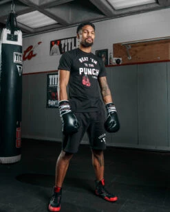 TITLE Boxing Beat Em To The Punch Tee -Titleboxing Shop TBTS204BK 1