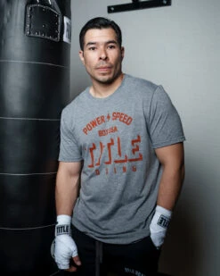 TITLE Boxing Power And Speed Tee 14 TITLE Boxing Power And Speed Tee -Titleboxing Shop TBTS211GR 1